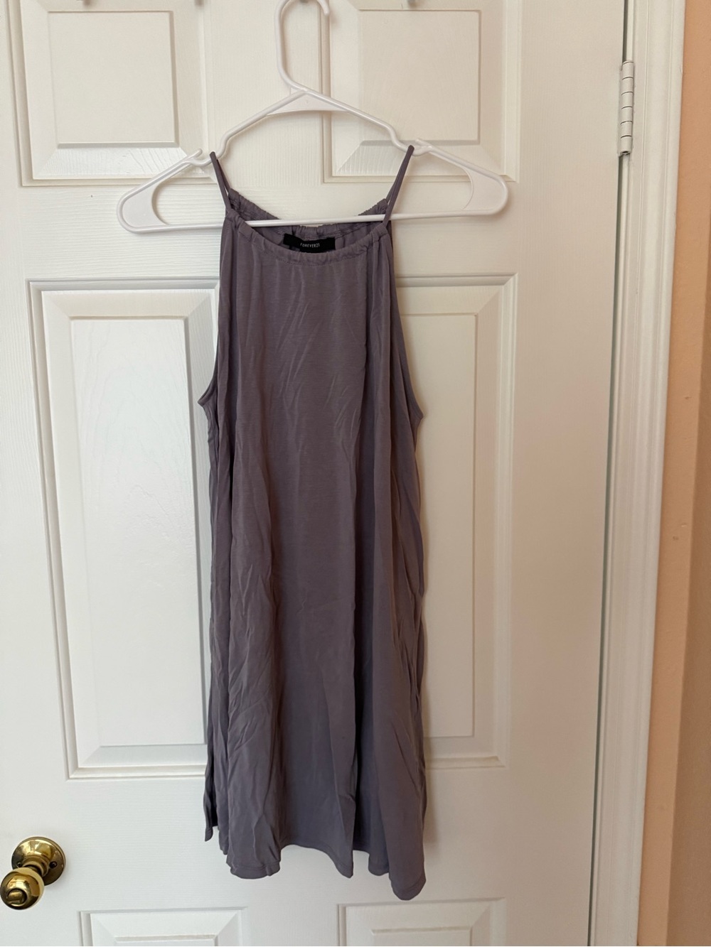 Forever 21 Mauve Spaghetti Strap Swing Dress